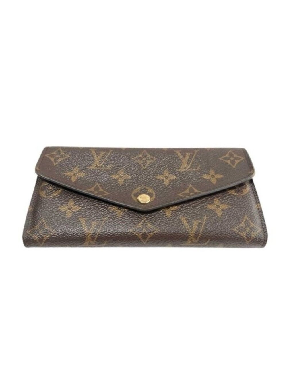 Louis Vuitton Wallet Porte Feuille Sarah Brown Fuchsia Monogram Bifold